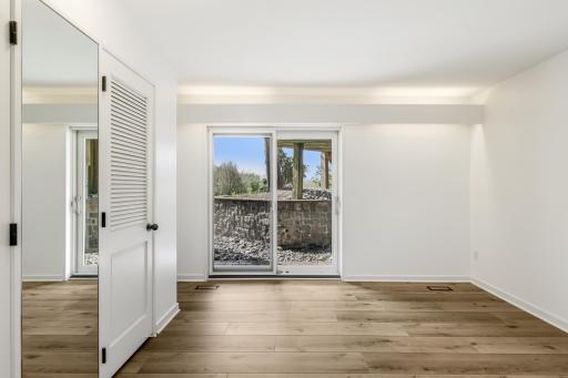 One of three lower level bedrooms.