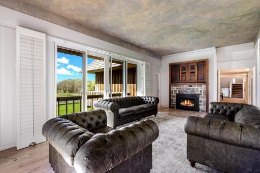 Updated paint and refinished hardwood flooring span the main floor.