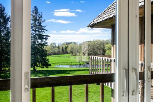 Enjoy beautiful views from most rooms in the home.