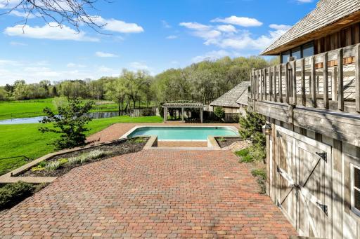 Walk out from the kitchen to the tiered deck space, great for grilling and entertaining.