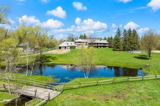 Enjoy the abundant wildlife on your own private pond.