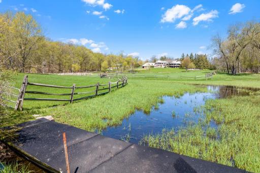 Stunning views and charming walking paths throughout.