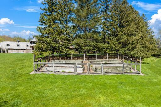 The fenced in, raised garden beds get plenty of sunlight all day long.