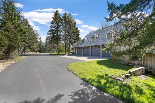 There is plenty of paved space for parking.