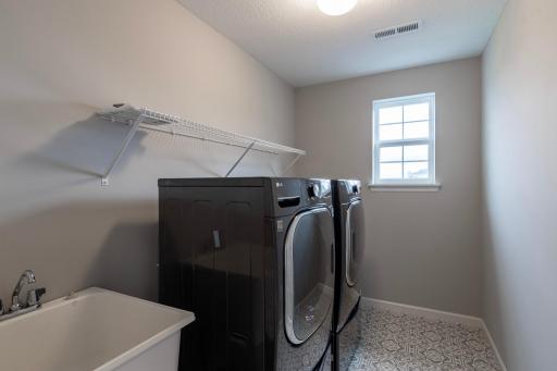 Laundry room is already located on the upper level for ease of usage.