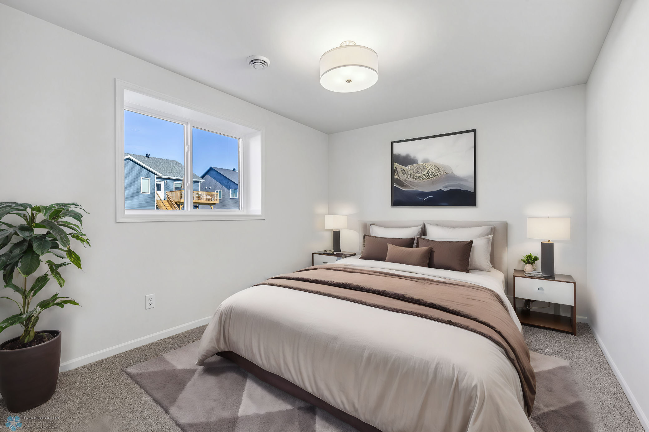 Virtually Staged Bedroom 3