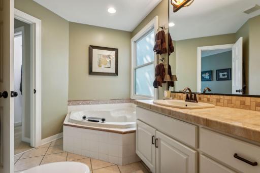Pour a glass of wine, light a candle & relax in the tub after a long day.