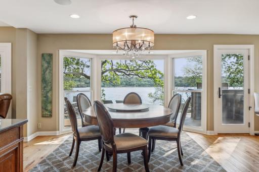 Each room thoughtfully designed to take advantage to this stunning view.