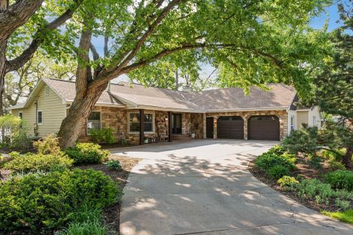 Charming entrance and circular driveway. Welcome home!