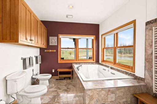 European-styled bathroom featuring a bidet.