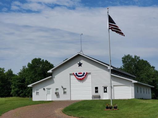 The winery/outdoor building has ample storage space and uses.