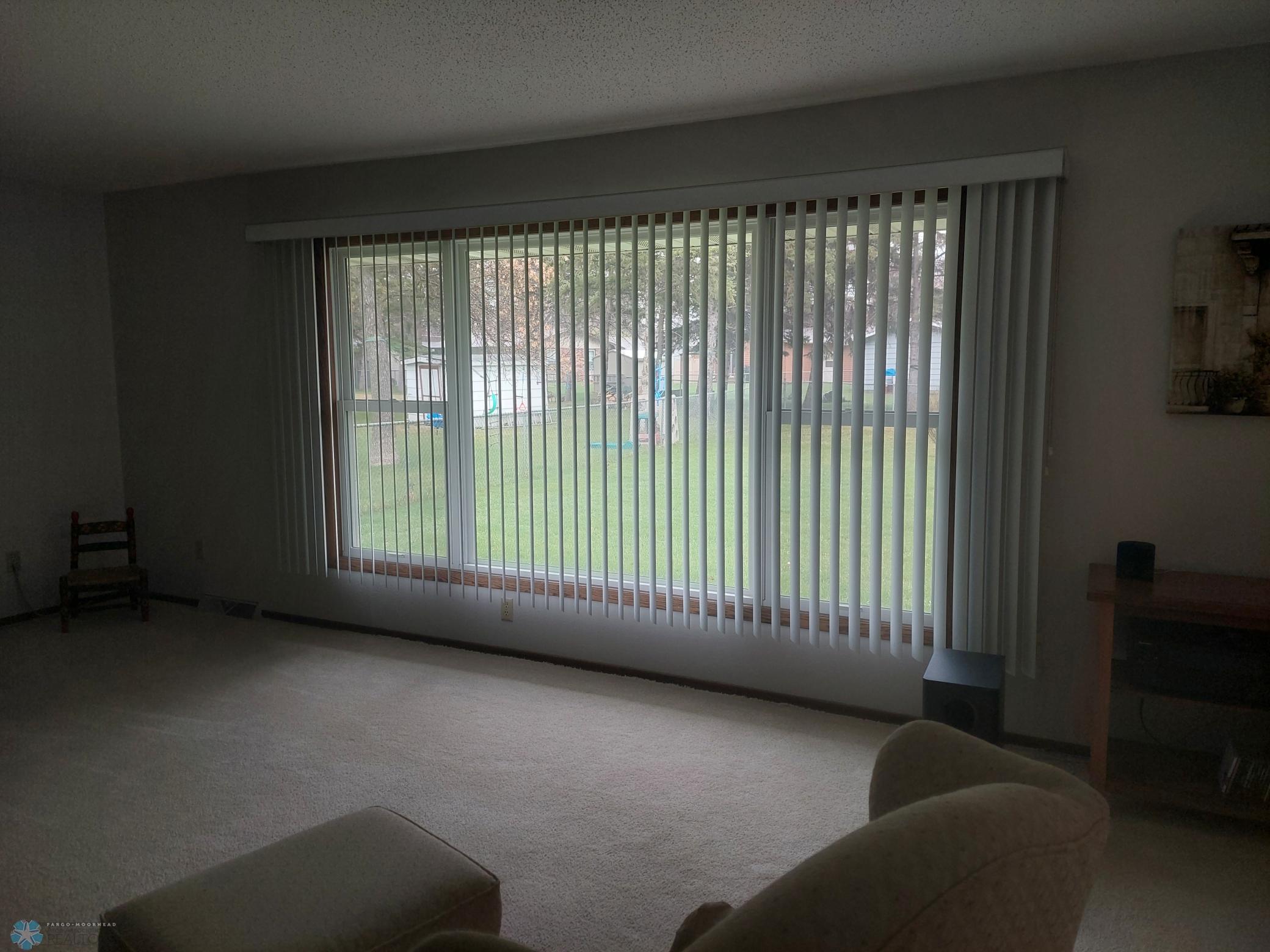 Large South Facing Picture Window in the Living Room