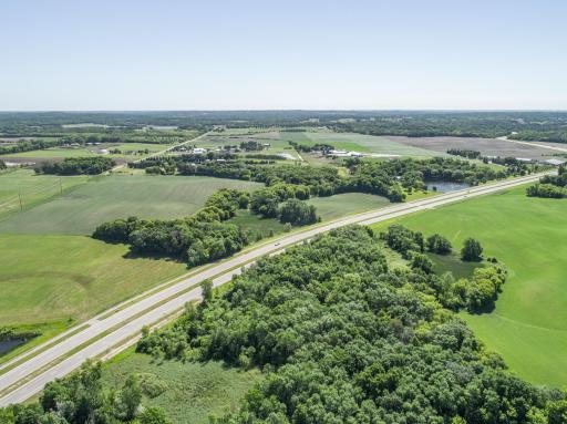 County Highway #21 divides this 96.36 parcel.