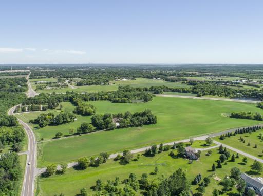 Aerial view from the south.