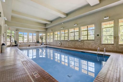 Shared indoor pool & hot tub. Outdoor pool is open in the summer months.