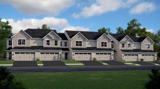(Exterior rendering, actual homes finishes will vary) Excellent curb appeal! Introducing our St. Clair plan with superior craftsmanship and contemporary design.