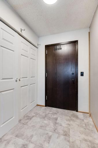 Step inside unit 221 to find hardwood floors, tall ceilings, and unique architecture from the spiral staircase as a focal point upon entry.