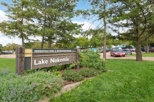Lake Nokomis is a great place to picnic, kayak, hang out at the beach or go for a walk.