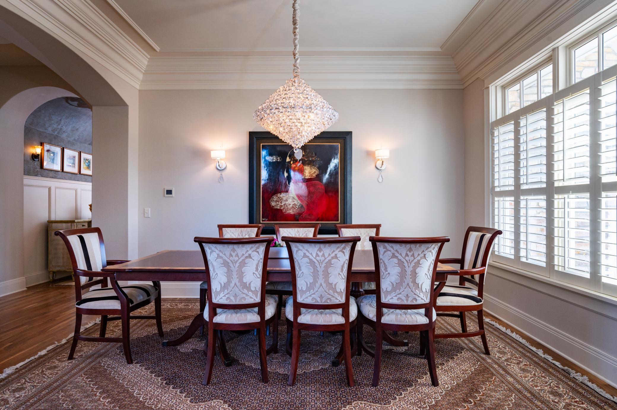 Elegant Sunny Dining Room