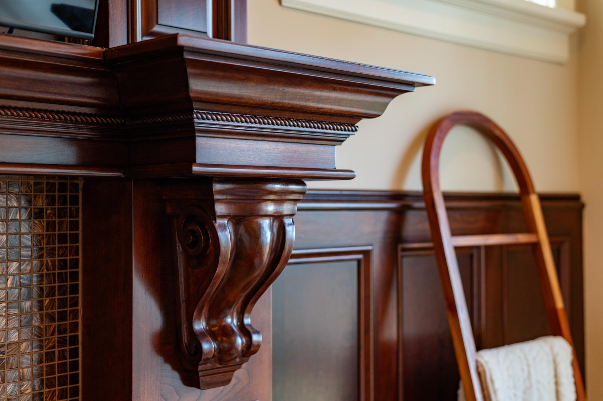 Custom Fireplace Surround Detail