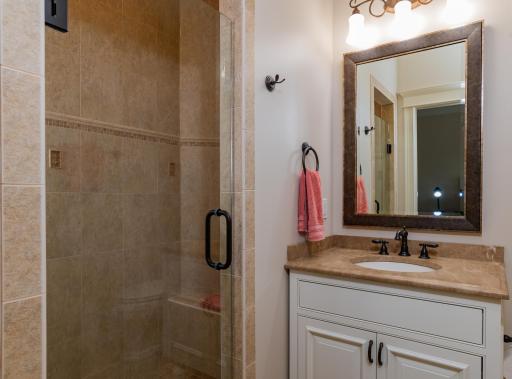 3/4 En Suite bath in Fourth bedroom