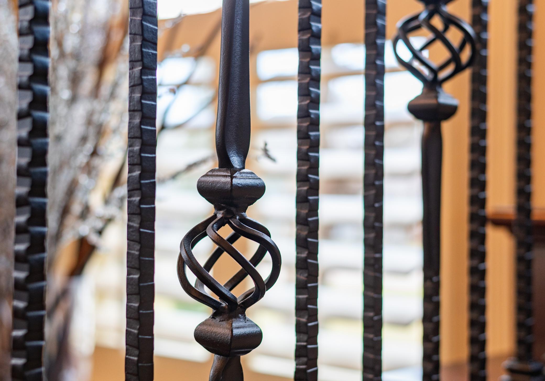 Wrought Iron Stair Detail