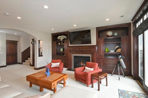 Family Room with Gas Fireplace
