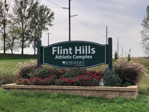 Flint Hills Athletic Complex is located right across the street! With soccer fields, a picnic pavilion, and playground there is plenty of places to explore and stay active!