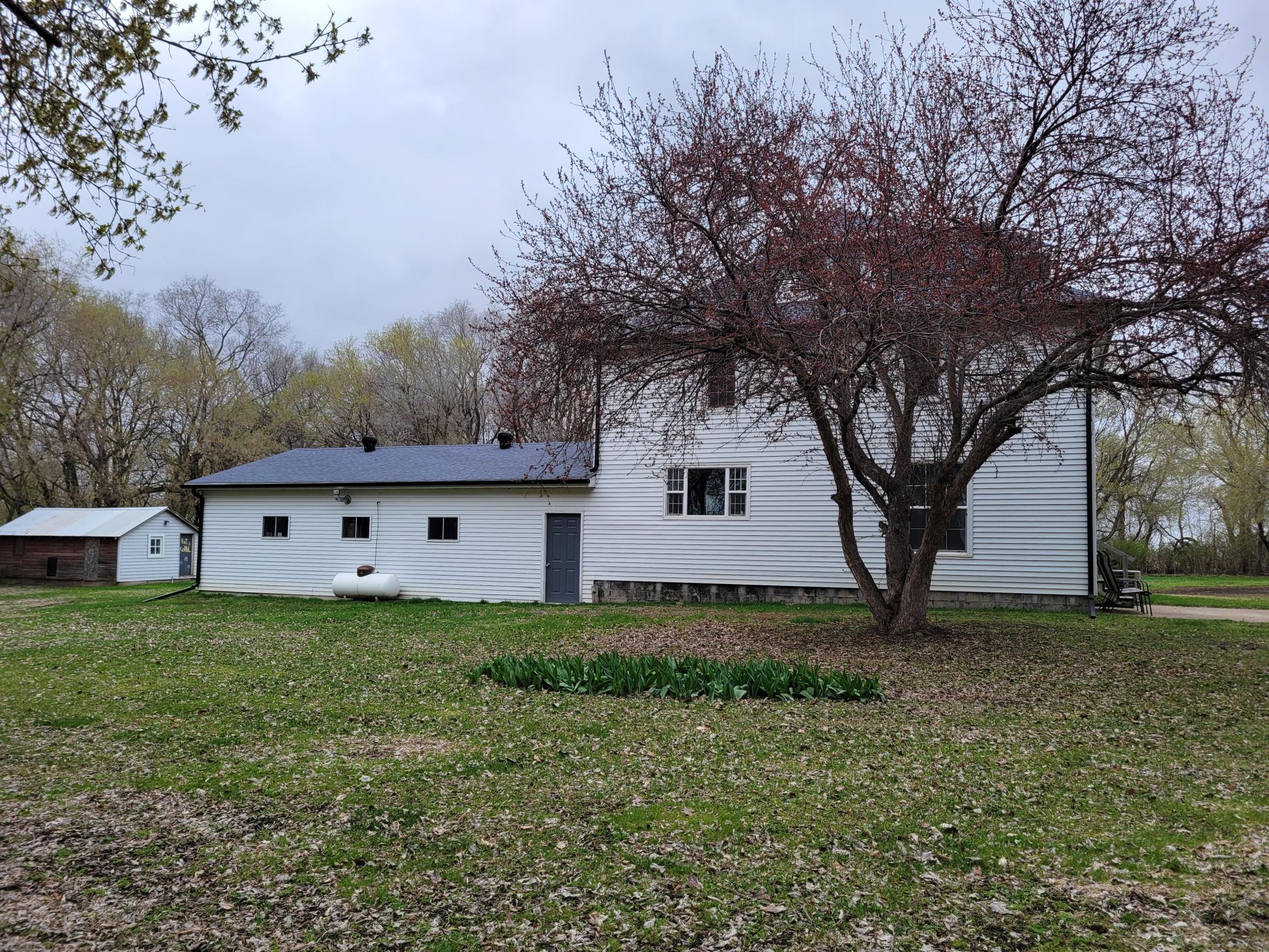 The flowering crabapple and tulips will be blooming soon!!