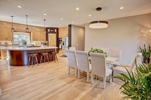 Open floor concept spans from the heart of every home as your kitchen has views of both dining areas and living room setting!