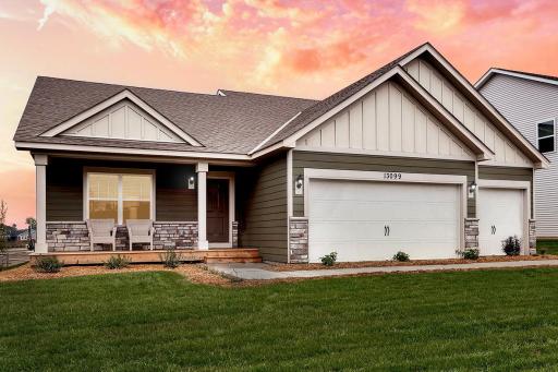 Welcome to the Cameron II Heartland Cottage at Ravine Crossing in Cottage Grove! Photo is of Model home. Options and colors may vary. Ask Sales Agent for details.