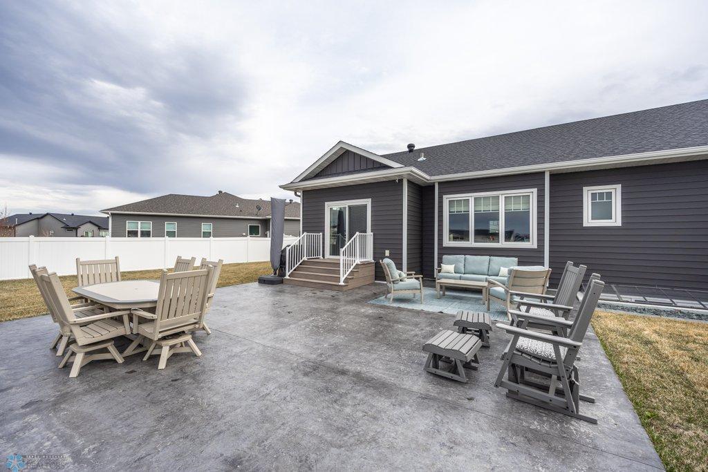 Stamped patio