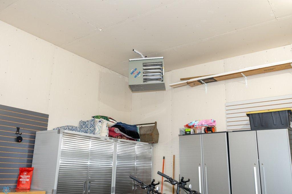 Heated garage