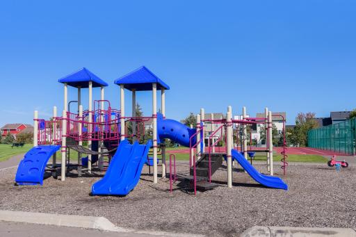 Towne Lakes playground; tons to do and well maintained!