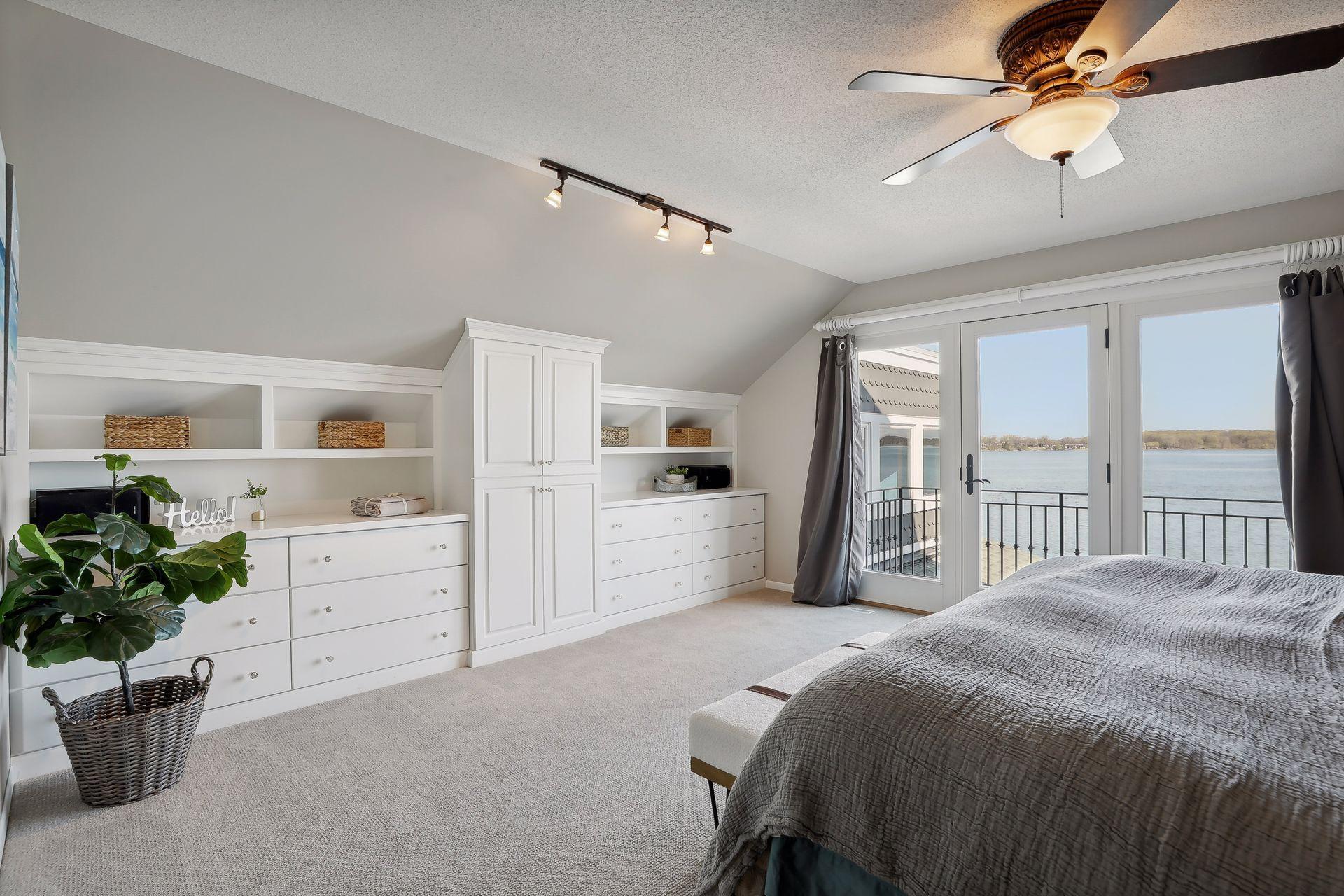 No dressers needed. No detailed missed. Thoughtfully designed Ensuite with an abundance of built-in drawers, shelving and cabinets.