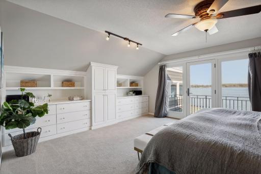 No dressers needed. No detailed missed. Thoughtfully designed Ensuite with an abundance of built-in drawers, shelving and cabinets.