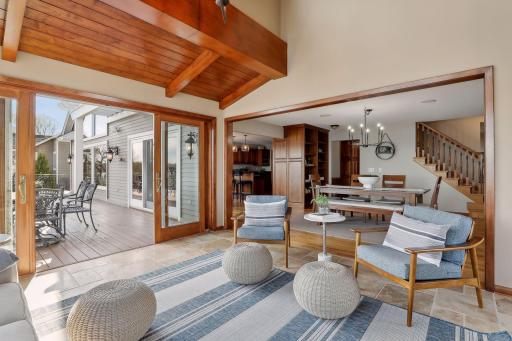 Check out that double patio door! Open up, soak up the fabulous views and fresh Minnesota air!