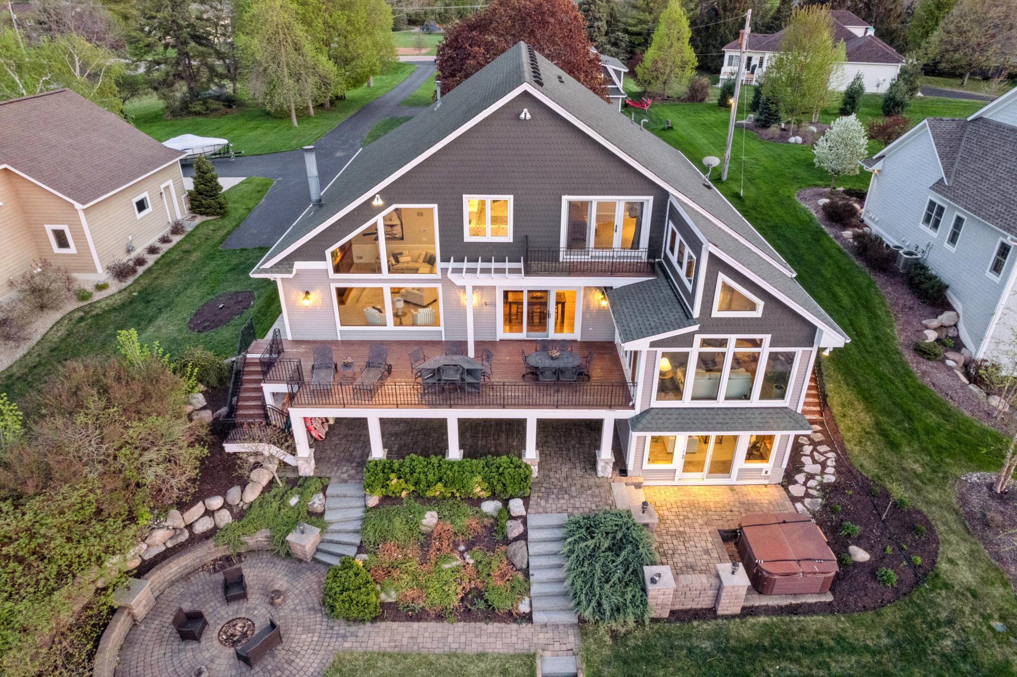 Outdoor spaces galore.