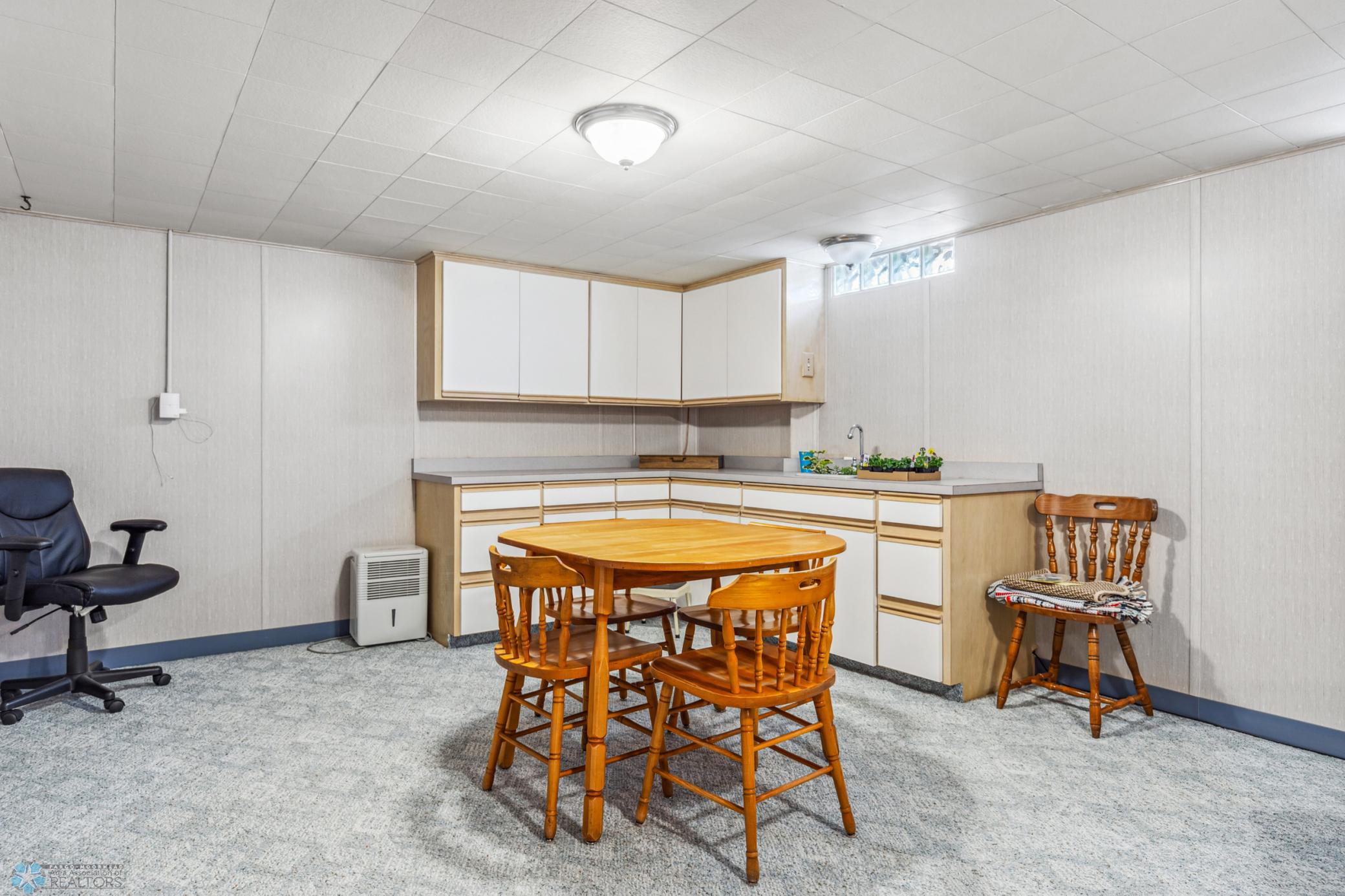 Family room kitchenette