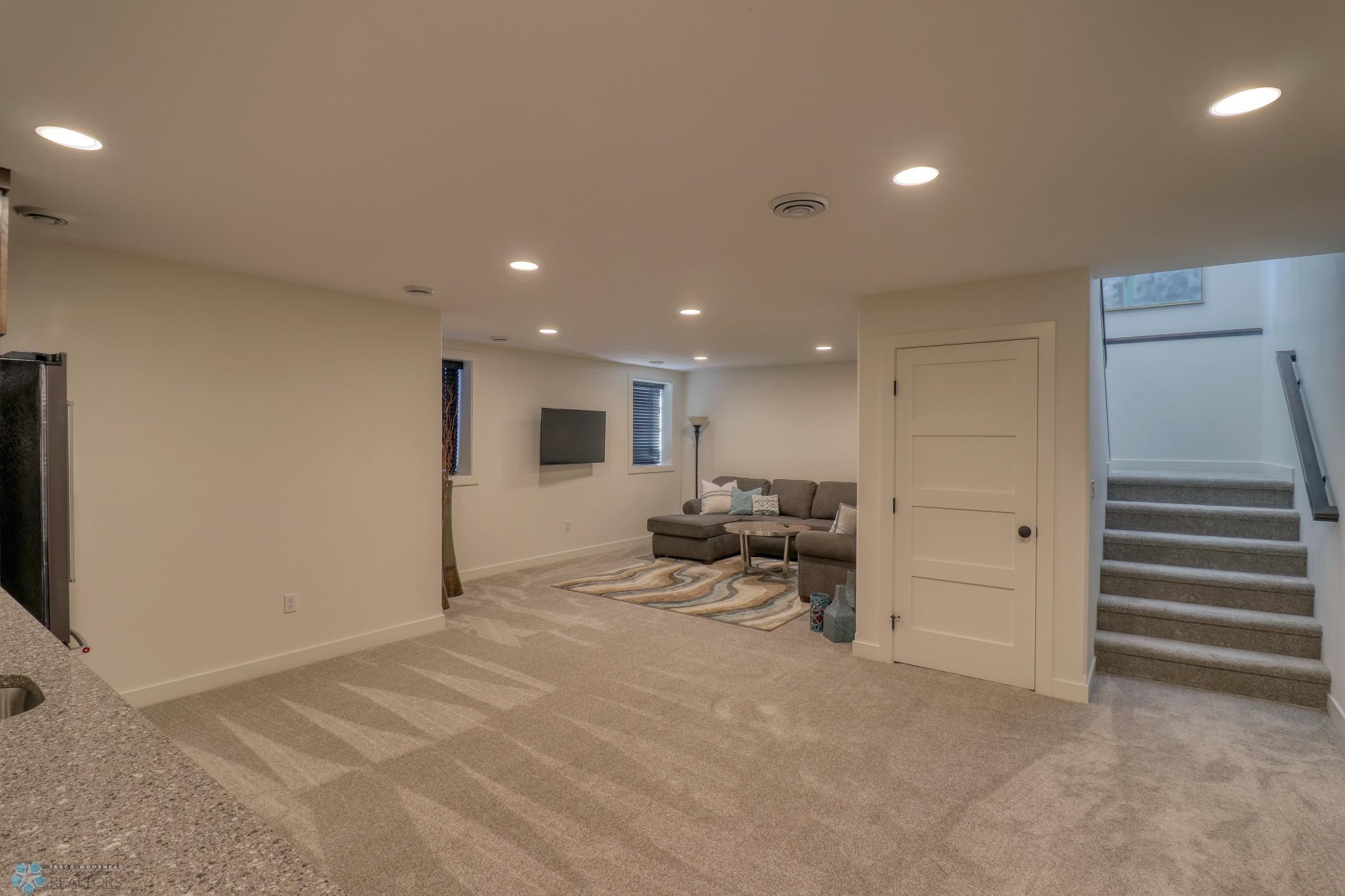 Basement family room