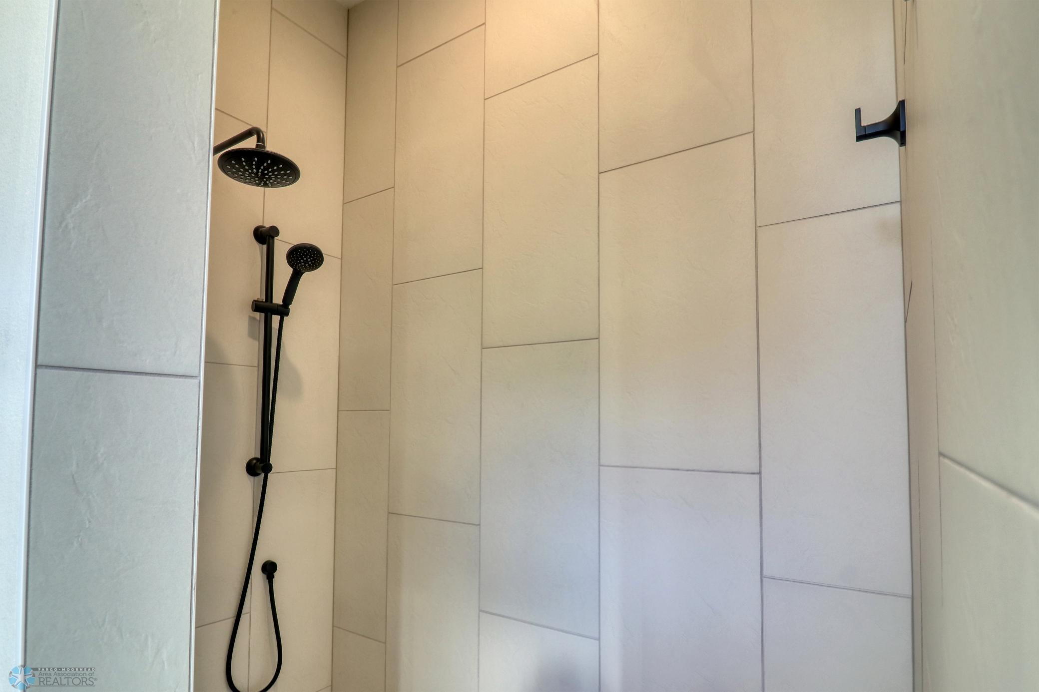 Primary tiled shower