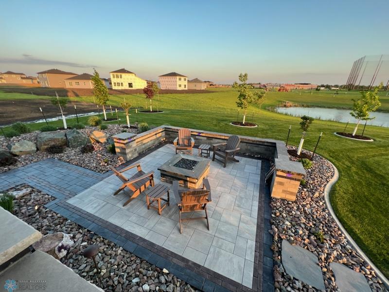 Large backyard