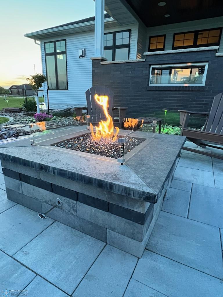 Backyard patio