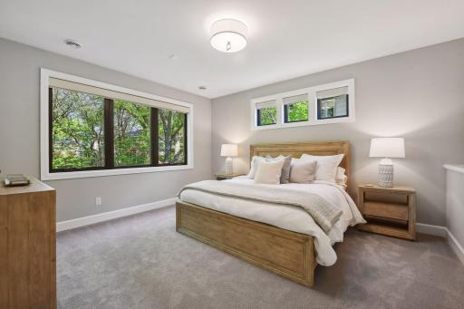 The lower level houses two Junior Bedrooms including this spacious retreat.