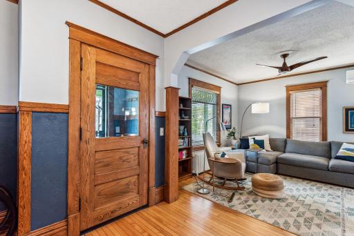 Step through double doors into an appealing, classic home loaded with updates and charm.