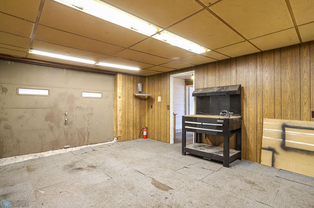 Large shop attached garage