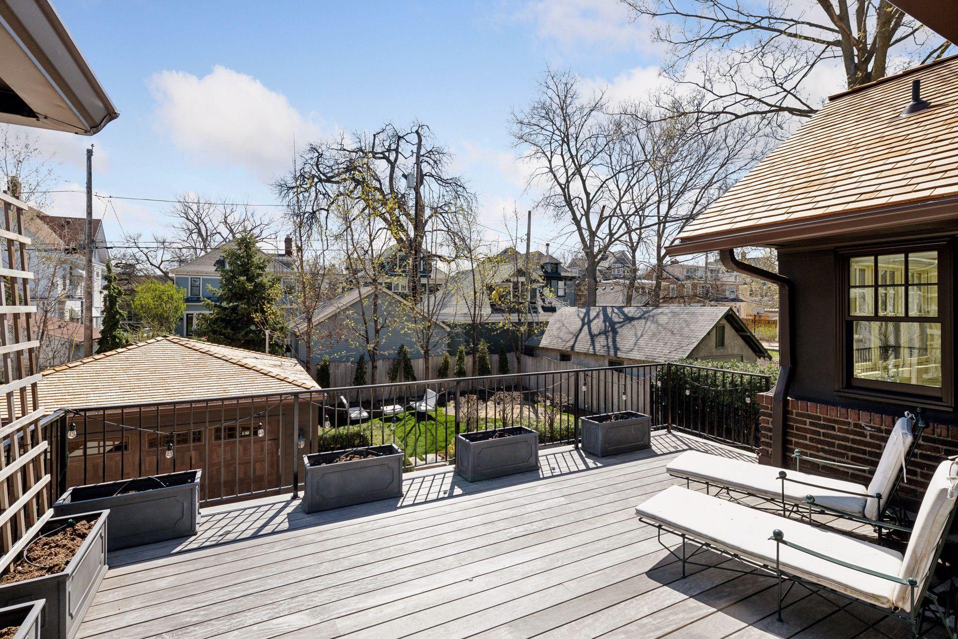 Roof top deck off home office