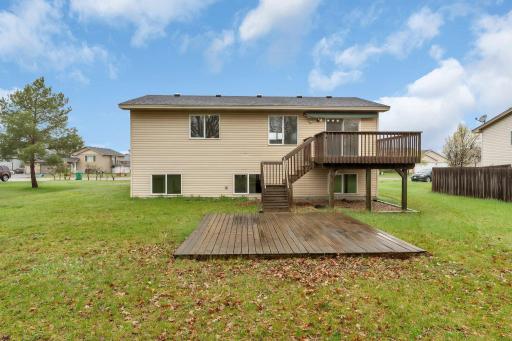 Enjoy a spacious yard, complimented by an upper and lower deck with fire pit. Perfect for entertaining!