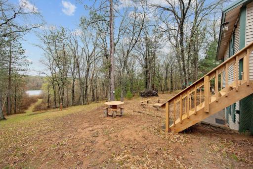 Step off deck to views of Culbertson lake