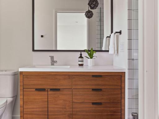 Guest ensuite bathroom with walk-in shower.